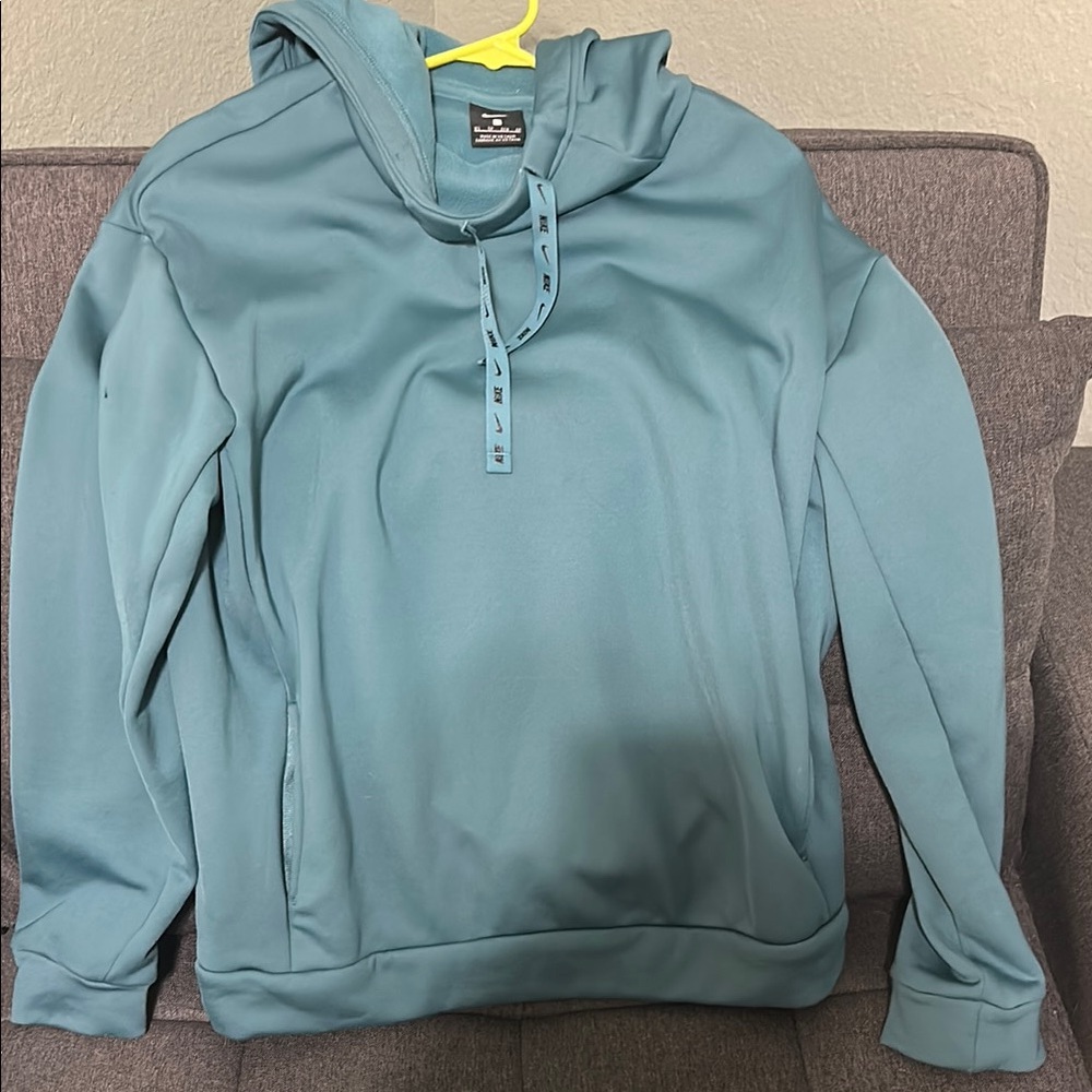 Nike Blue Quarter-Zip Fleece Sweater